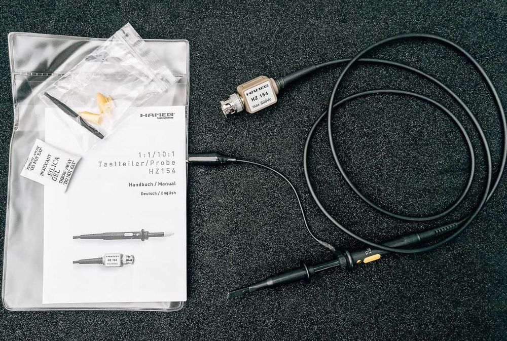 Sonde osciloscop probe Hameg HZ154 si HZ52