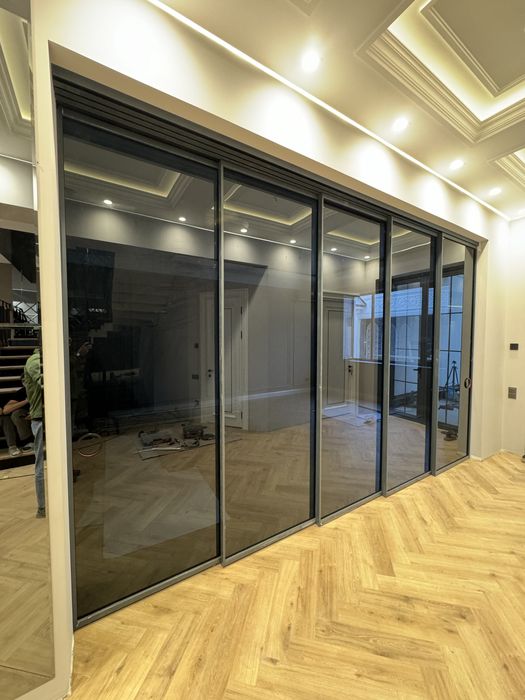 Перегородки на заказ телескопические, купейные (лофт, loft.)