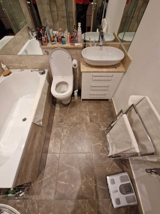 Fainanta, gresie, granit, marmura, mozaic, renovare completa baie.