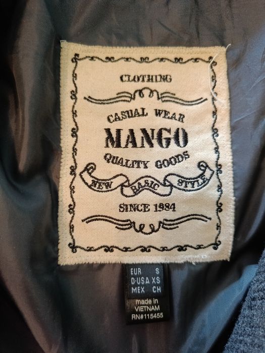 Vand palton lana Mango