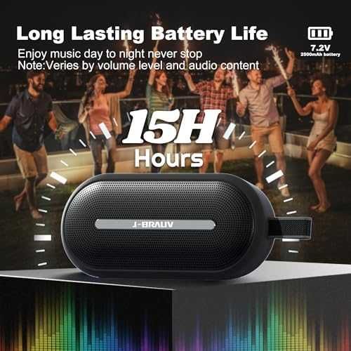 Нова Bluetooth колонка 25W IP67 водоустойчива TWS 14ч мощен звук бас