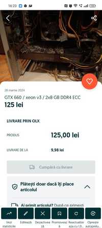 GTX 660 / 2 x 8 GB ECC RAM DDR4 2133