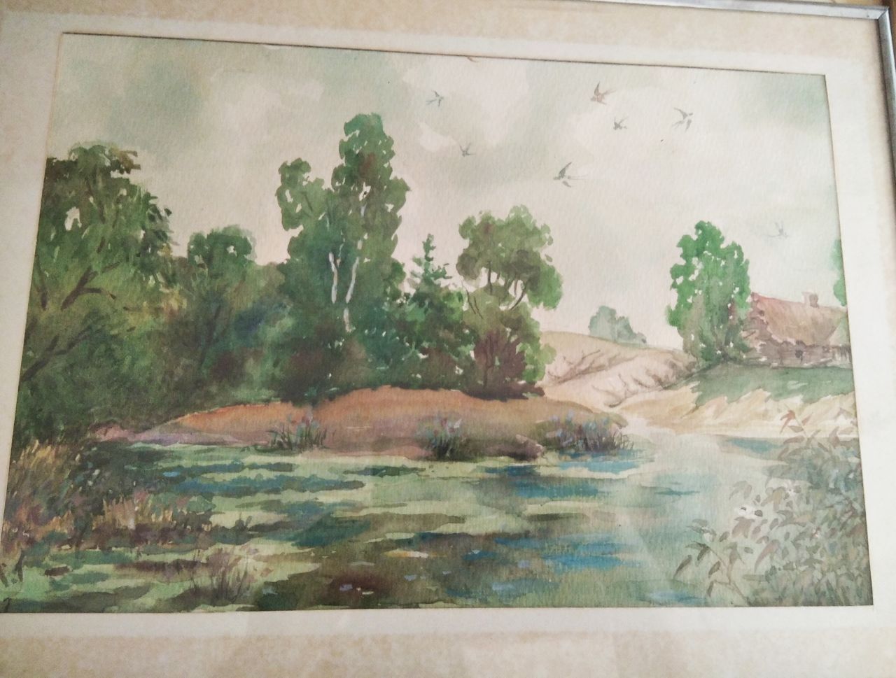 Красивые пейзажи, акварель,масло