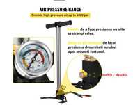 Pompa 300 bari 4500 psi  Aer comprimat Butelii pcp scuba dive PCP