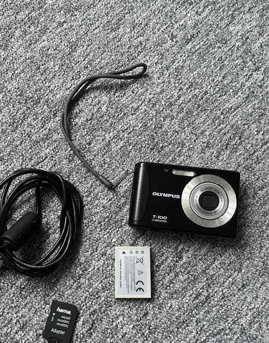 Aparat Foto Digital OLYMPUS T-100 Black, 12MP, Point & Shoot
