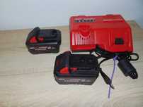 Milwaukee set acumulatori 6ah FORGE si incarcator SUPER CHARGER 2024