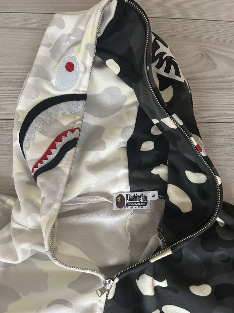 bape city camo black/white