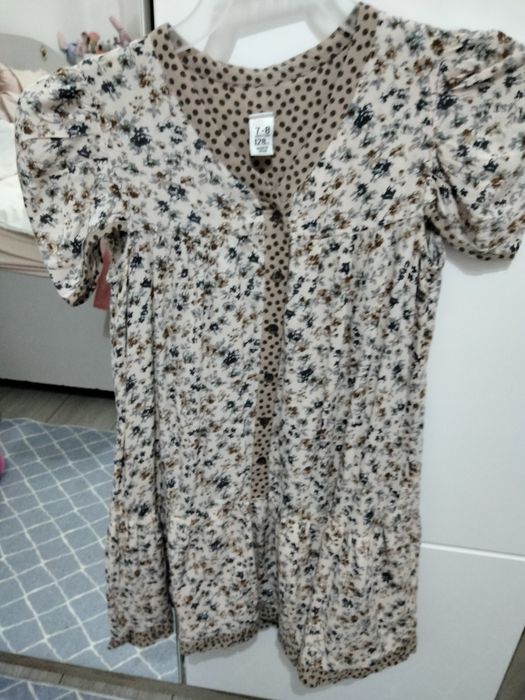 Rochie 7-8 ani bumbac