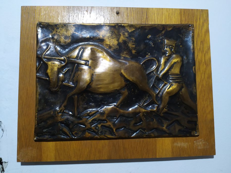 Старо медно пано/картина