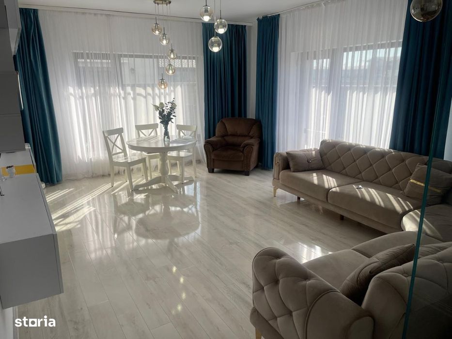 Vila tip duplex, mobilata si utilata, 4 camere, Popesti-Leordeni,Ilfov