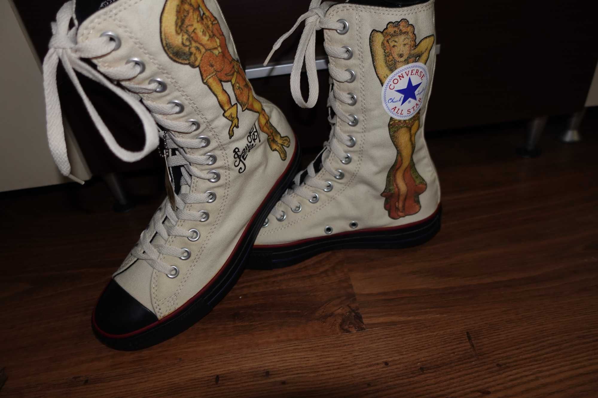 Ghete Dama Converse Panza, Marimea 39, Noi