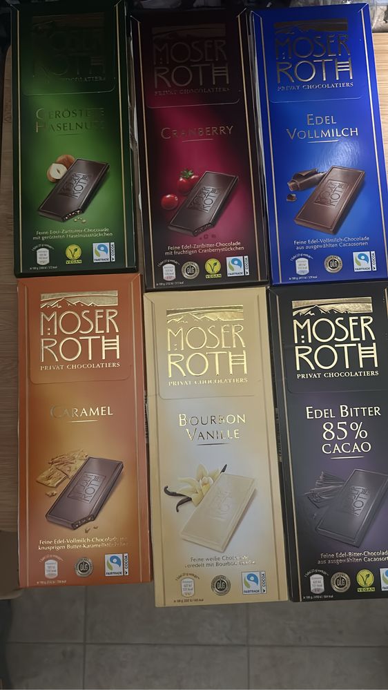 Ciocolata Moser Roth