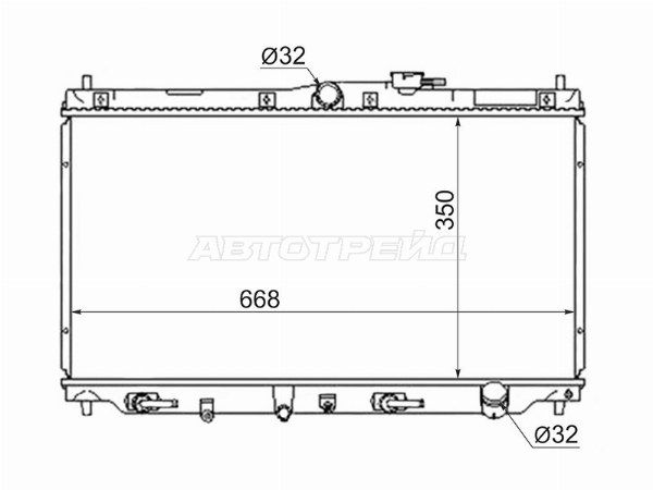 Радиатор Honda Accord