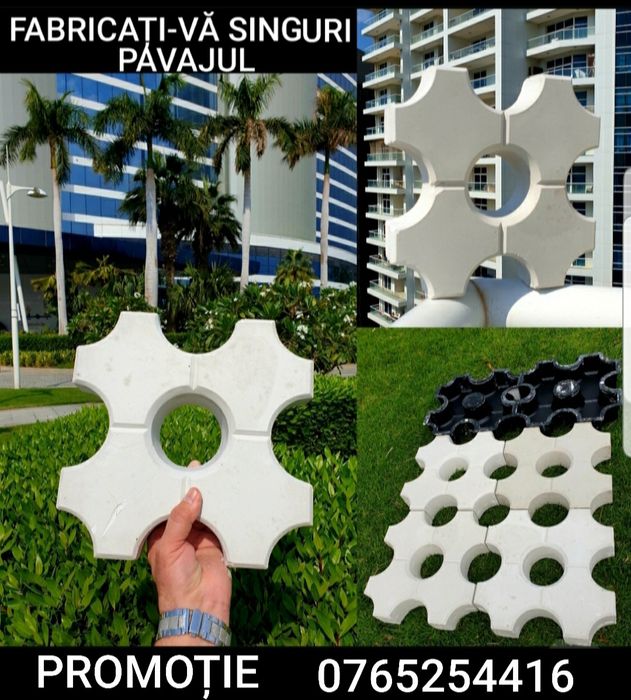 Fabricați-vâ singuri pavaj vand matrite pavele forme dale constructi