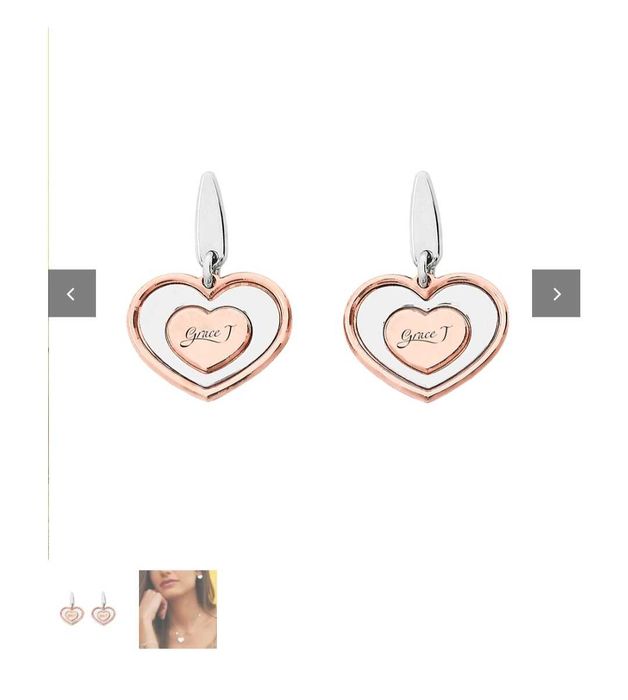 Златна гривна и сребърни обеци