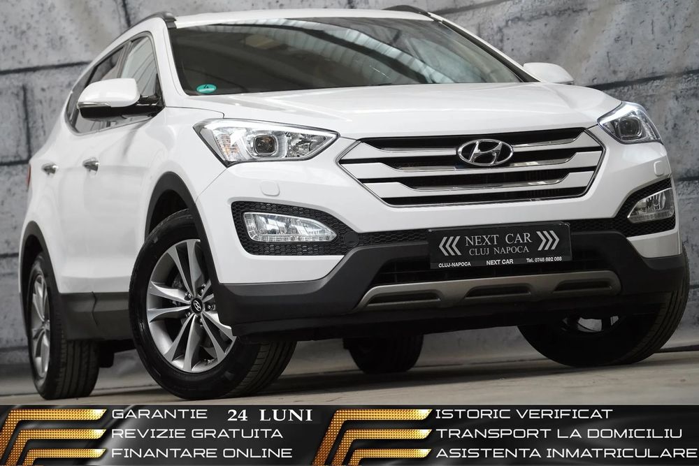 Hyundai Santa Fe GARANTIE PANA LA 36 LUNI*RATE*197Cp*4x4*Automata*Piele crem*Navi*Led