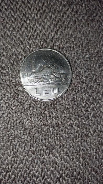 Moneda 1 leu 1966