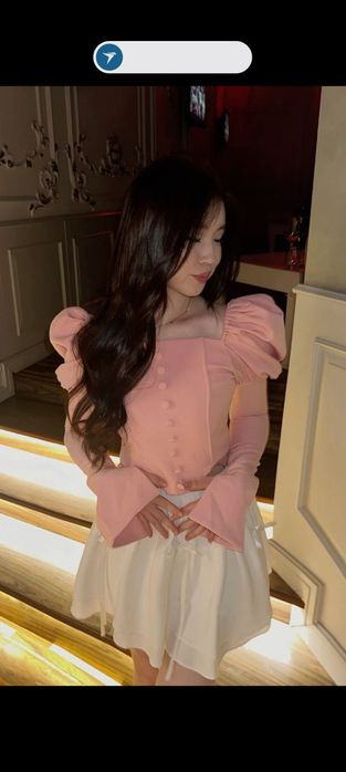 нежно розовый корсет