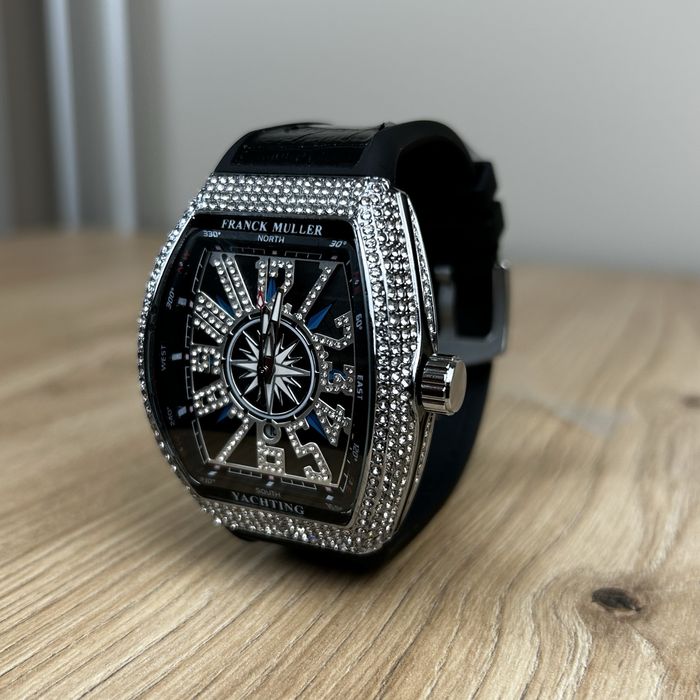 Franck Muller Yachting – Black Edition • Нов • Диаманти