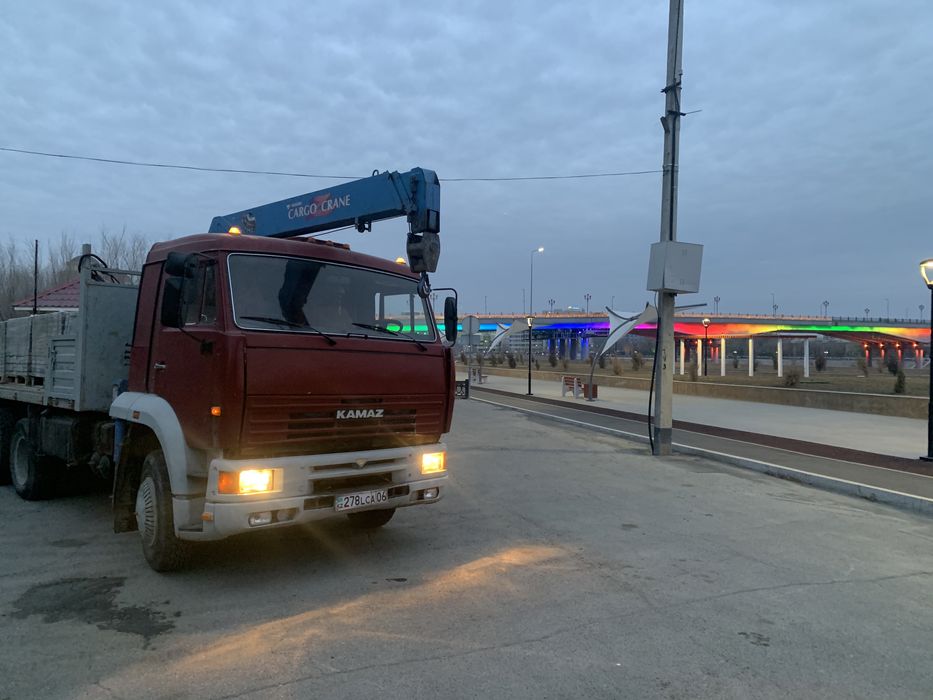 Манипулятор аренда кран камаз агп бур