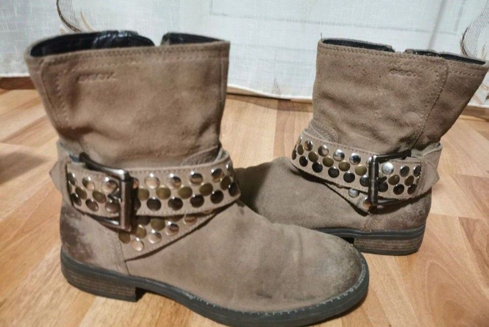 Cizme Geox piele naturala intoarsa 36