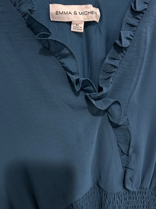 Rochie turcoaz Emma & Michele din poliester