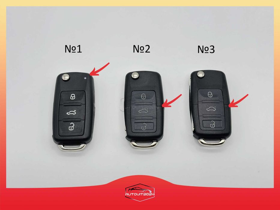 Кутийки за ключ VW, Seat, Skoda, Audi