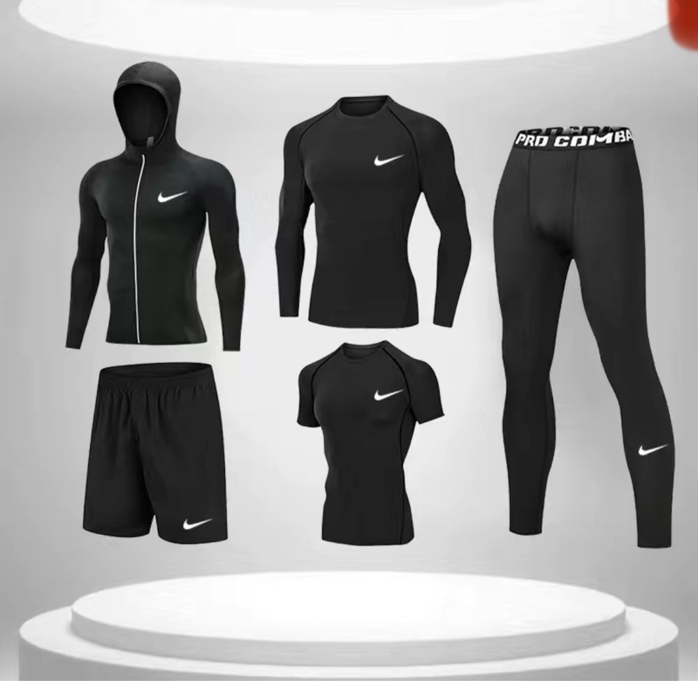 Рашгард спортивный костюм 5в1 Nike