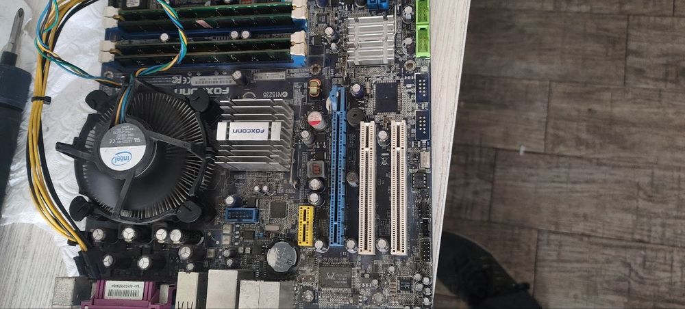 Комплект Мат плата + ОЗУ + Кулер + Проц