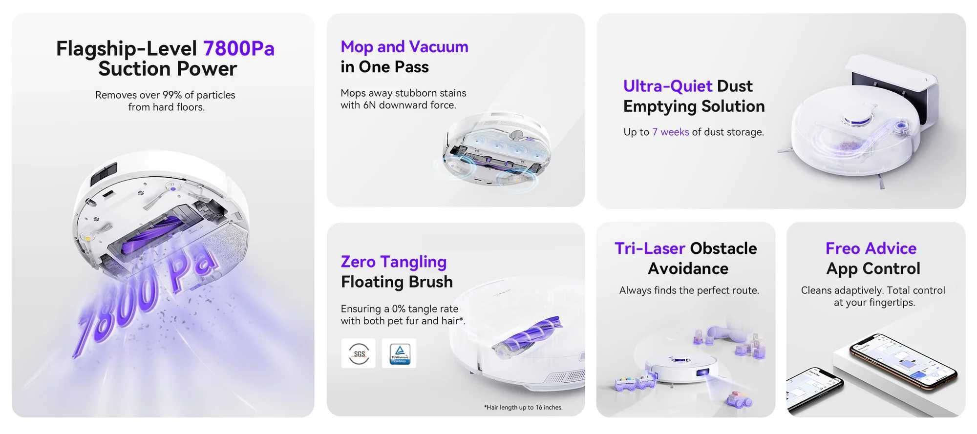 Narwal Freo X Plus - robot aspirator 2 in 1