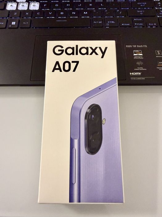 Telefon Samsung Galaxy A07, 256GB, 8GB RAM, 4G, Light Violet NOU