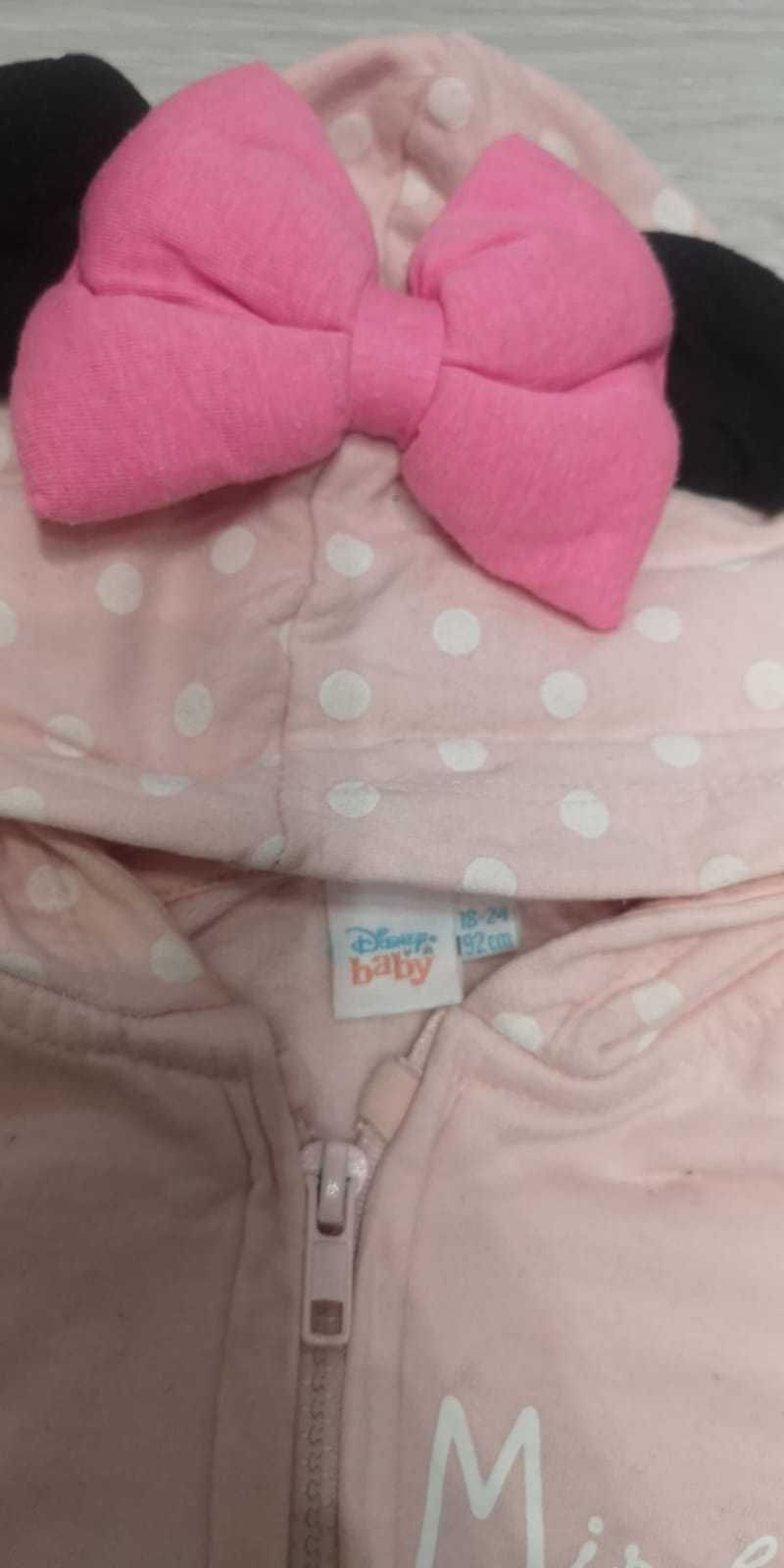 bluza de trening roz Disney baby, 92 cm (18-24 luni)