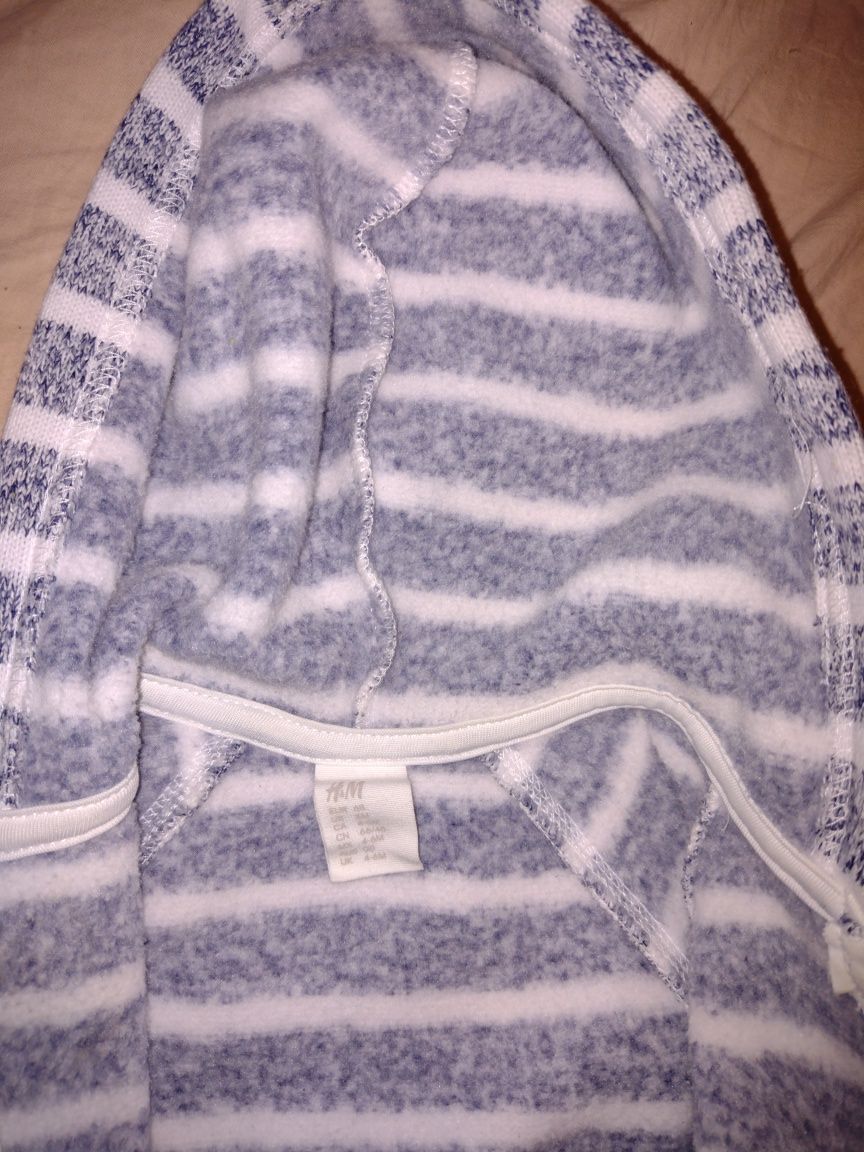 Jacheta de fleece tricotata H&M mărimea 68