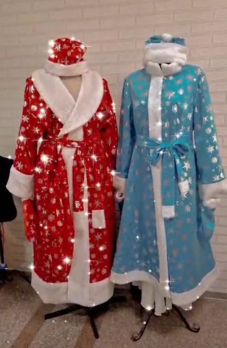 Костюмы дед мороза и снегурочки на прокат!