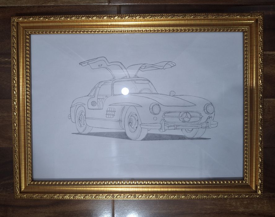 Mercedes benz 300 sl rasmi sotiladi