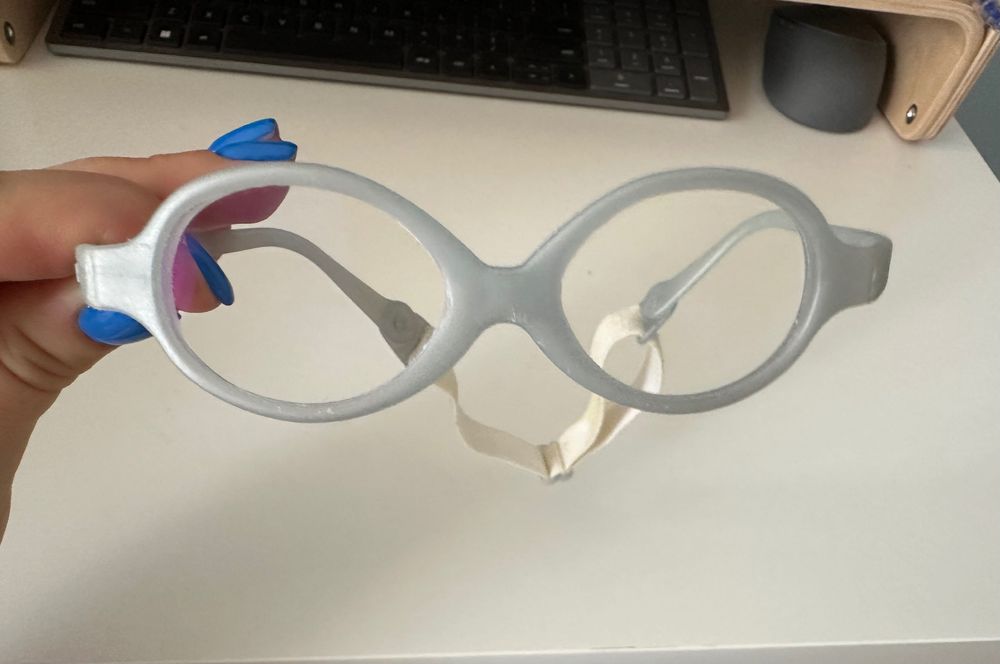 Rame ochelari atraumatice Miraflex Baby Zero 2 34/15 112 mm Clear Grey