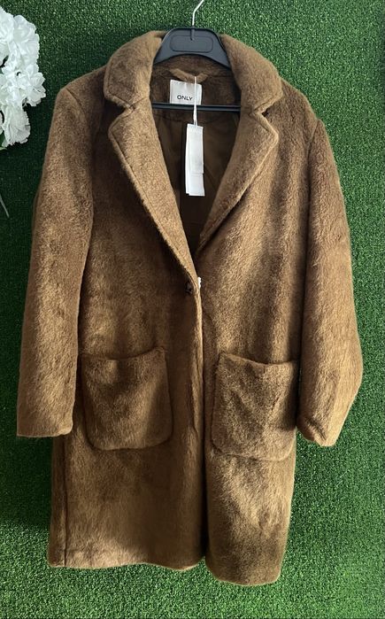 Зимно яке палто Teddy bear Zara Hm Bershka Only