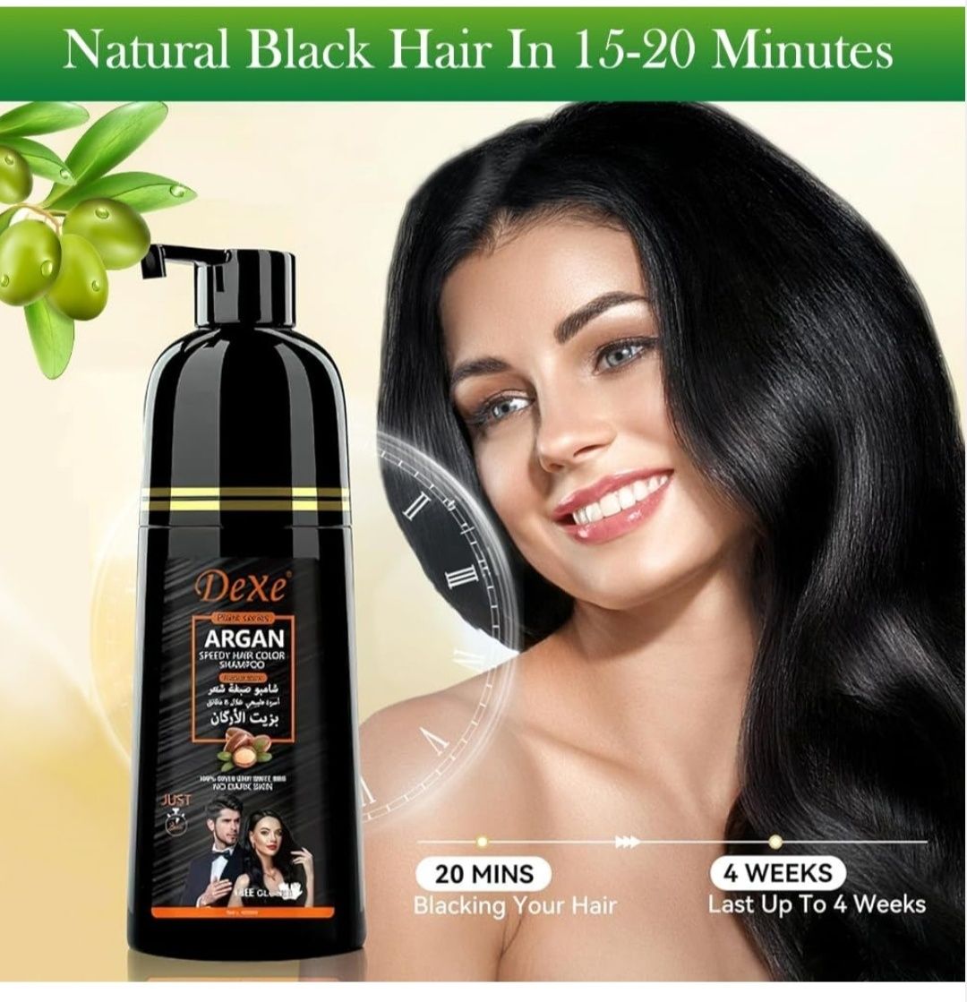 Dexe Argan шампунь крем краска для волос