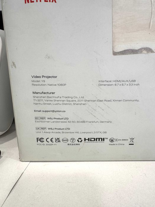 Videoproiector Yoton Y9!