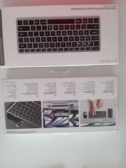 Нова Satechi Slim X1 Bluetooth Backlit Wireless Клавиатура Mac/Windows