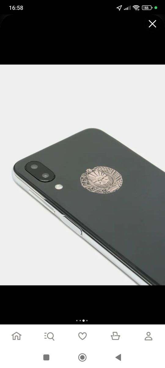 Iphone, ayfon X korpusida Android Device 4/64GB, chexol, podarka qutid