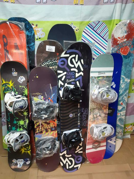 Placa snowboard legaturi boots boa