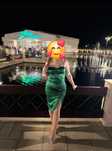 Rochie verde smarald