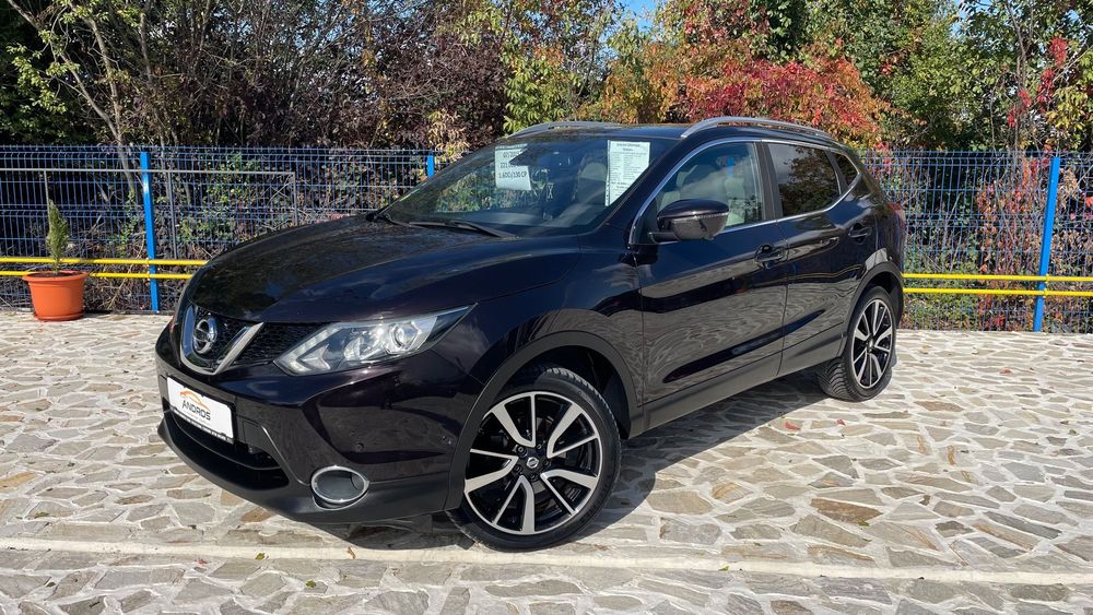 Nissan Qashqai TEKNA+/07.2015/Full LED/Interior Piele Beige/Plafon Negru/Panoramic/