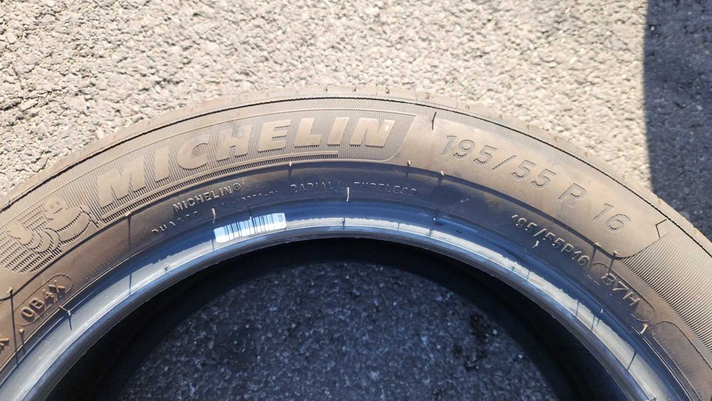 Anvelope vară Michelin 195/55 R16 – 87H stare impecabilă, DOT 0125