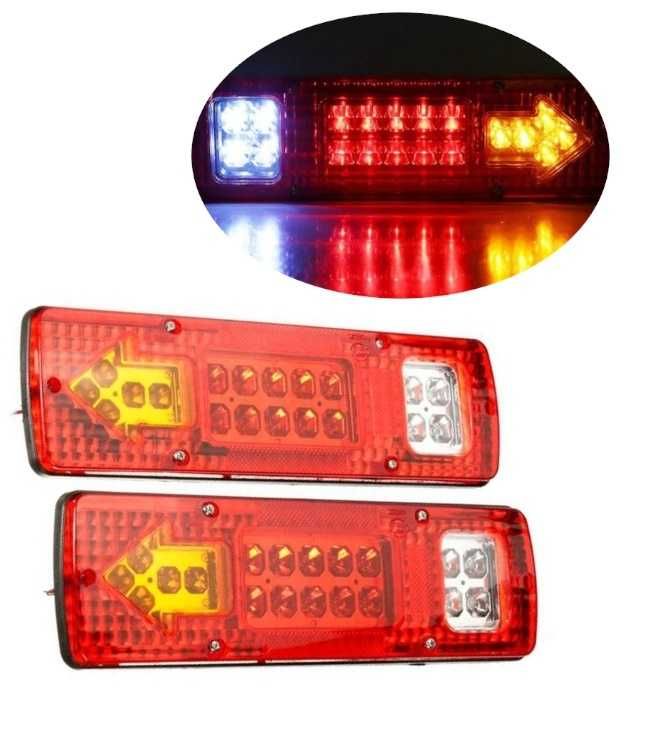 LED стопове, стоп светлина с мигач, задна светлина, 12v