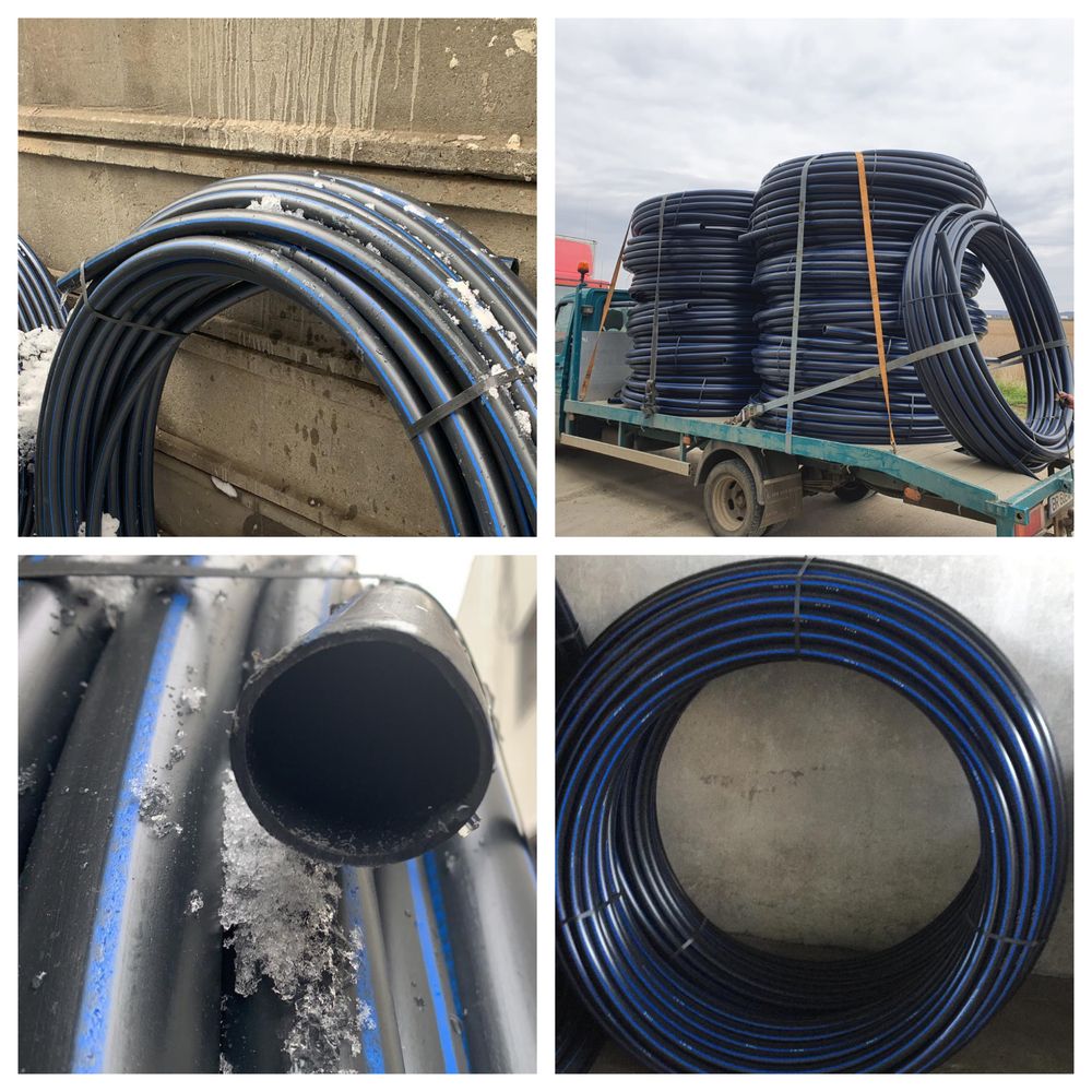 TEAVA IRIGAȚII/HDPE: PN6FI40, rola 50m= 248lei; rola 100m=440lei;