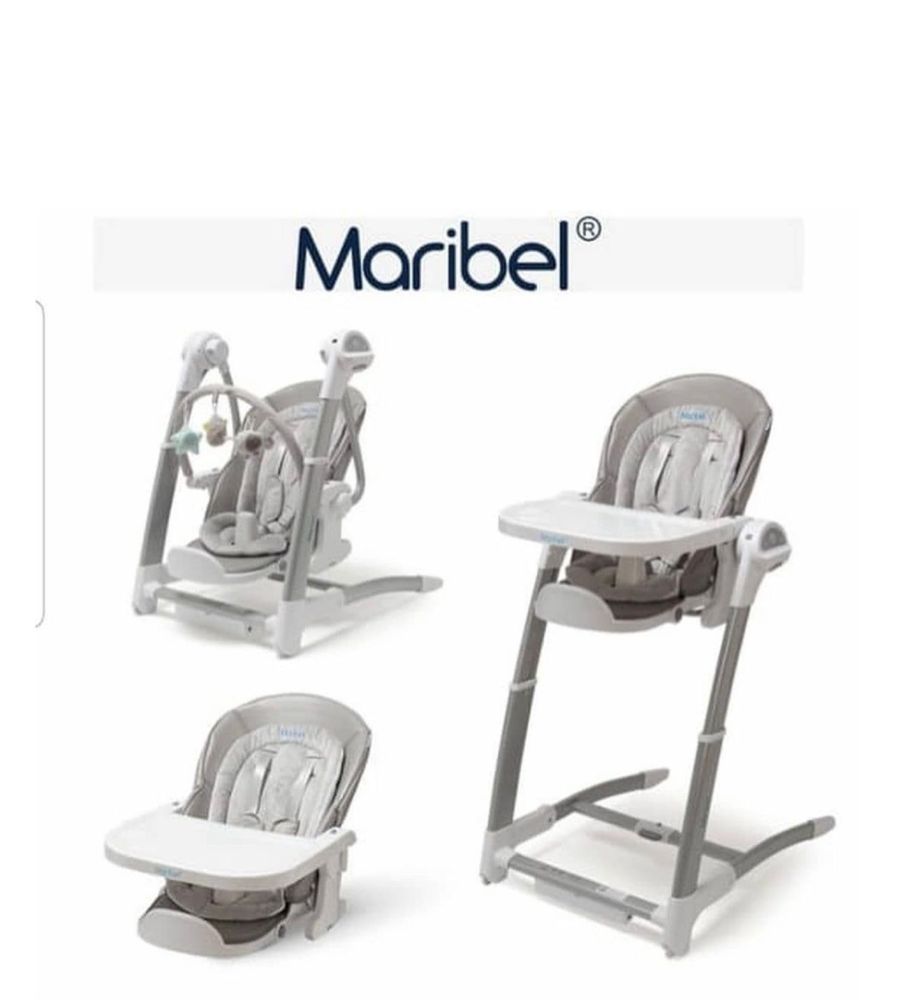 Детский стульчик для кормления 3в1 Maribel 116