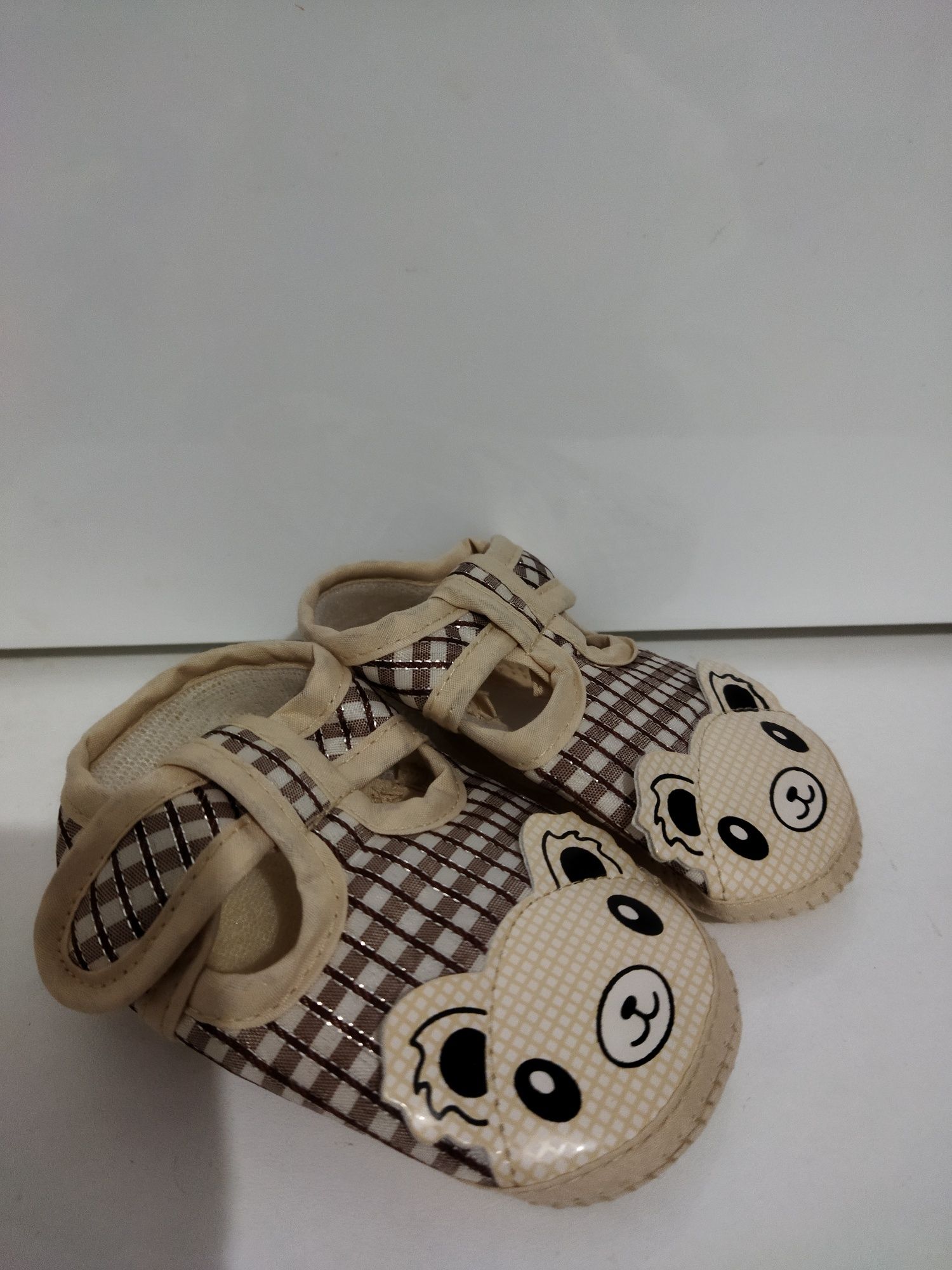 Botoșei papucei noi model cu usulet pentru copii 6-12 luni model unise