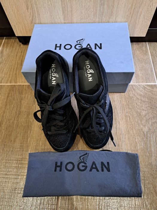 Обувки Hogan черни